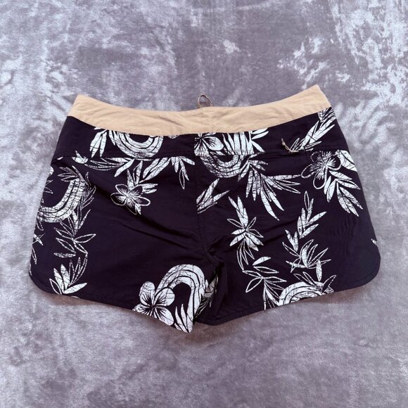 patagonia net plus board shorts womens size 12 tropical flat front swimwear - Picture 2 of 12